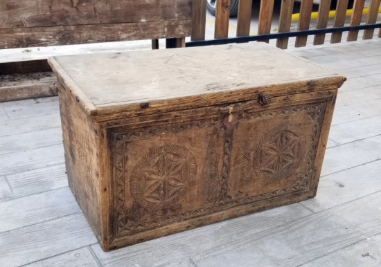 EL OYMA İŞÇİLİKLİ OSMANLI DÖNEMİ NADİR TİPTE KASTAMONU GELİN SANDIĞI