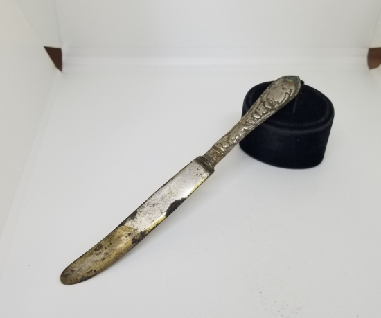 GÜMÜŞ KAPLAMA ANTİKA YEMEK BIÇAĞI