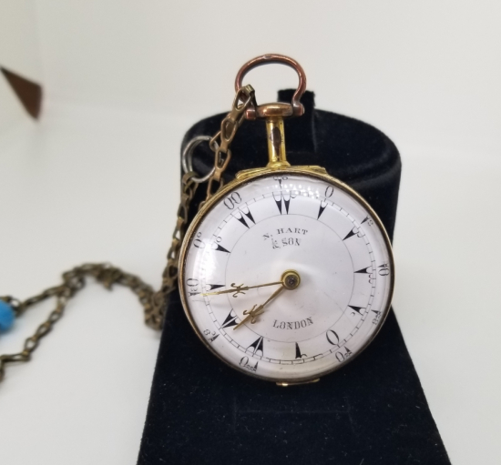 NADİR TİPTE N.HART&SON YAPIMI OSMANLI DÖNEMİ TOMBAK KASA PRIOR CEP SAATİ