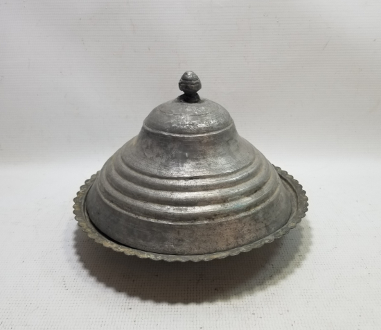 OSMANLI DÖNEMİ KUBBE FORMLU KAPAKLI LENGER