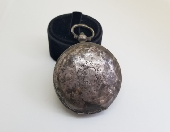 OSMANLI DÖNEMİ GÜMÜŞ CEP SAATİ KASASI