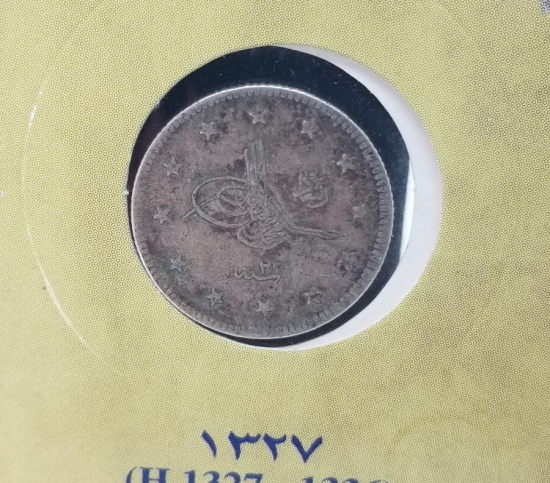 SULTAN MEHMET REŞAD HAN DÖNEMİ GÜMÜŞ 2 KURUŞ MECİDİYE