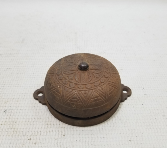 ÜZERİ KABARTMA İŞÇİLİKLİ ÇOK NADİR OSMANLI DÖNEMİ KAPI ZİLİ