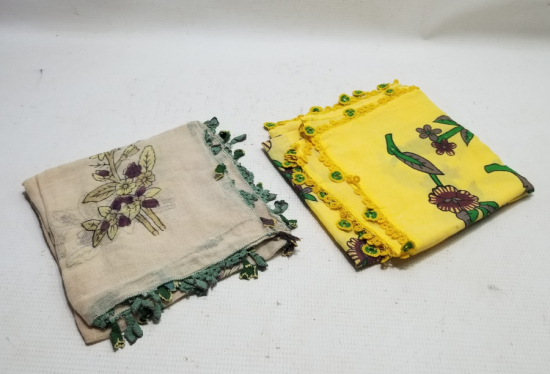 İKİ ADET ANTİKA OYALI YAZMA