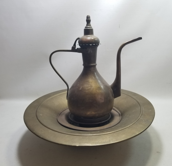 ÜZERİ OSMANLICA YAZILI OSMANLI DÖNEMİ NADİR LEĞEN İBRİK TAKIMI