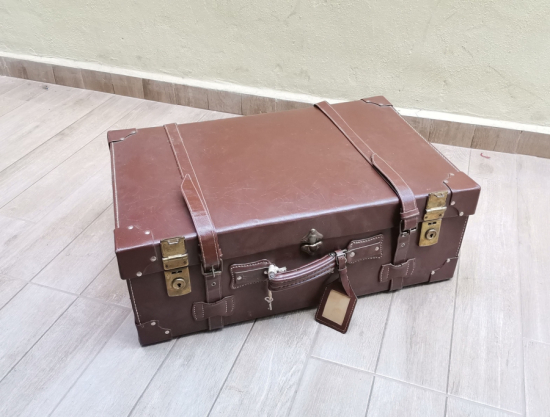 BÜYÜK BOY ANTİKA DERİ BAVUL