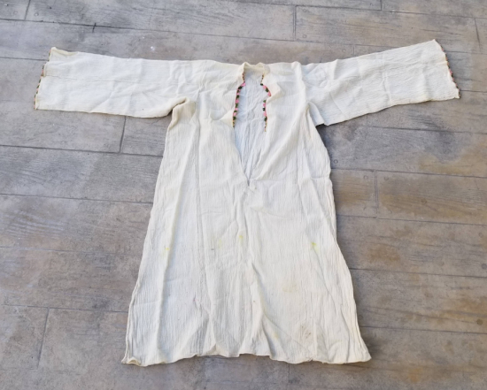 YAKASI VE KOLLARI İĞNE OYALI OSMANLI DÖNEMİ GELİN İÇLİĞİ