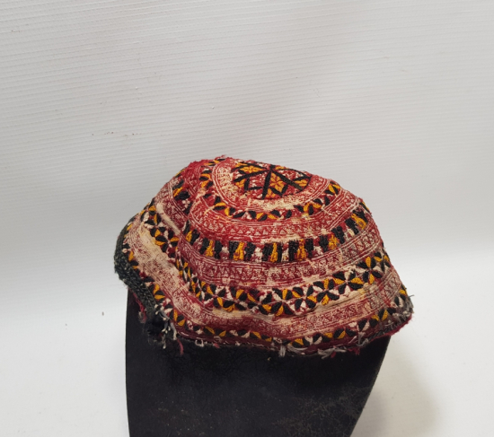 OSMANLI DÖNEMİ NADİR TİPTE EL İŞİ DAMAT TAKKESİ