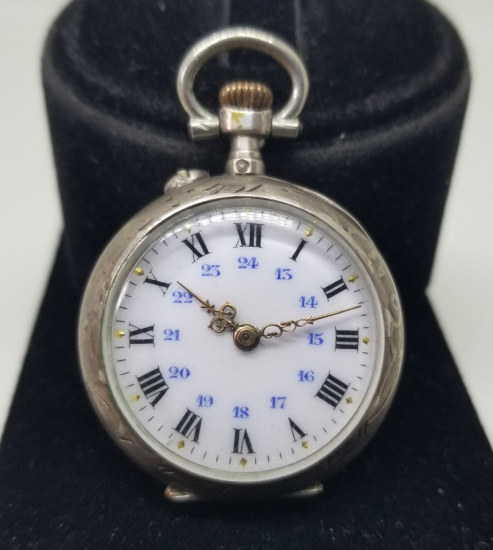 MUSİKAYI HUMAYUN ARMALI OSMANLI DÖNEMİ GÜMÜŞ KASA CEP SAATİ