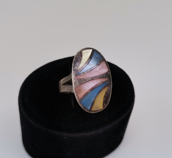 MİNE İŞÇİLİKLİ ÖZEL YAPIM GÜMÜŞ YÜZÜK