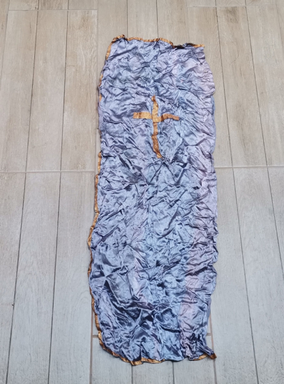 OSMANLI DÖNEMİ SIRMA İŞÇİLİKLİ PAPAZ ÖRTÜSÜ