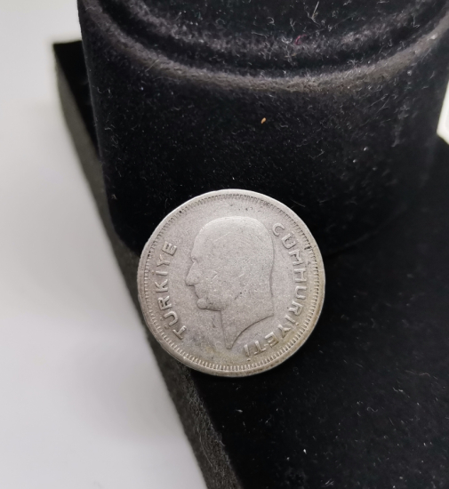 1935 GÜMÜŞ 25 KURUŞ