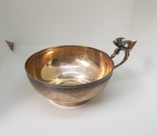 KABARTMA İŞÇİLİKLİ ANTİKA GÜMÜŞ ÇAMÇAK