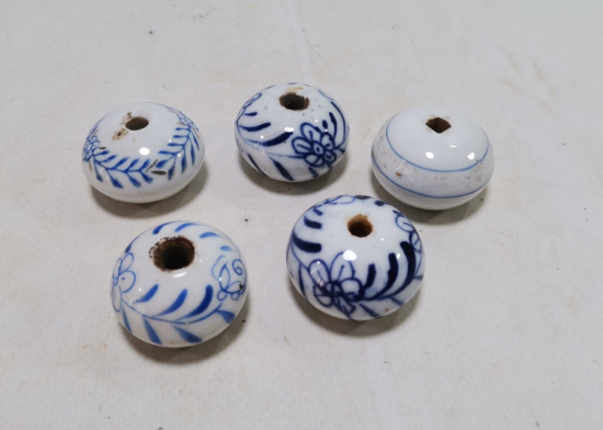 OSMANLI DÖNEMİ EL BOYAMA PORSELEN ÇEKMECEL KULPLARI LOTU