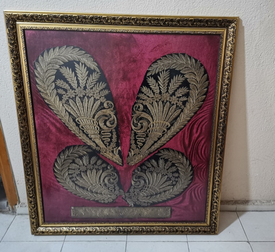 OSMANLI DÖNEMİ ÇOK NADİR DİVANI HUMAYUN SADRAZAM KIYAFETLERİ PARÇALARI