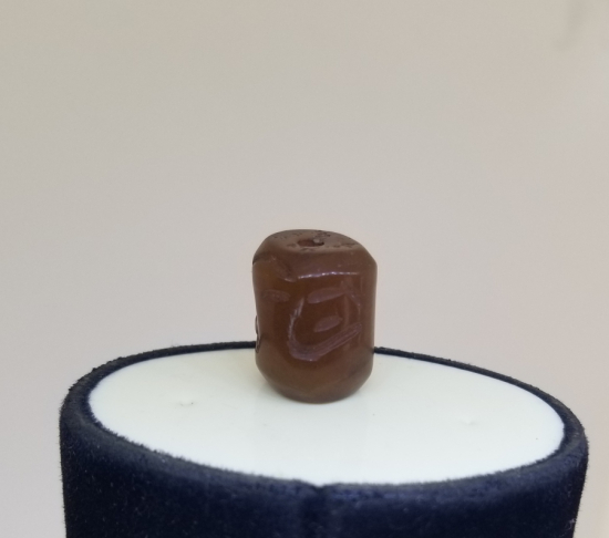 ÜZERİ DUALI OSMANLI DÖNEMİ AKİK KOLYE PARÇASI - HABBE