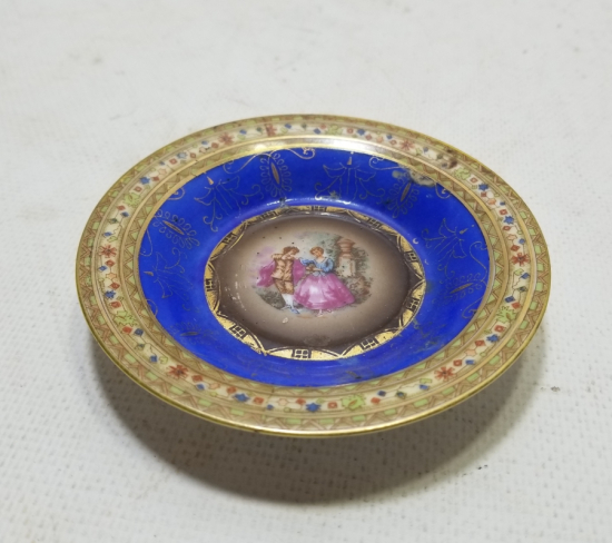 OSMANLI DÖNEMİ ALTIN VARAKLI FRANSIZ PORSELEN İKRAMLIK