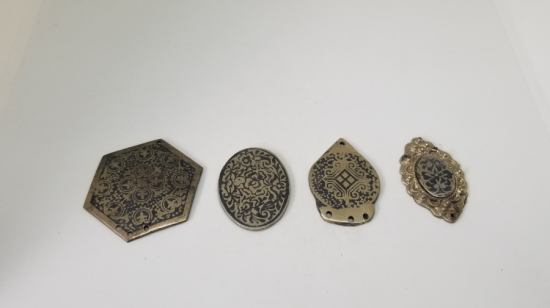 ANTİKA SAVATLI TAKI PARÇALARI LOTU