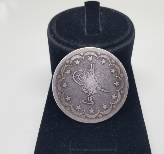 SULTAN ABDÜLAZİZ DÖNEMİ 1277/14 GÜMÜŞ 20 KURUŞ MECİDİYE PARA