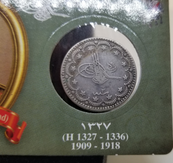 SULTAN MEHMET REŞAT HAN DÖNEMİ GÜMÜŞ 5 KURUŞ MECİDİYE