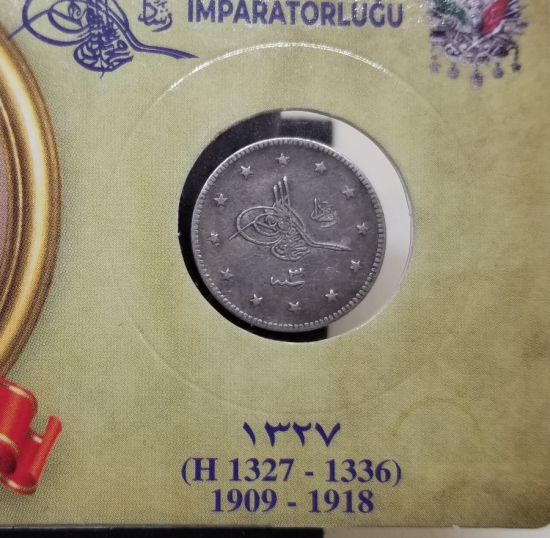 SULTAN MEHMET REŞAD HAN DÖNEMİ GÜMÜŞ 2 KURUŞ MECİDİYE