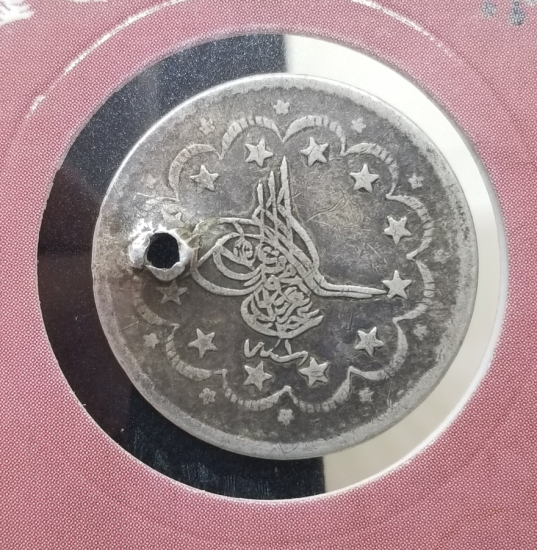 SULTAN ABDÜLAZİZ DÖNEMİ GÜMÜŞ 5 KURUŞ MECİDİYE