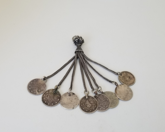 SALLAMALARINDA OSMANLI GÜMÜŞ PARALARI BULUNAN ANTİKA GÜMÜŞ PÜSKÜL