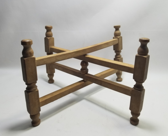 EL YAPIMI ANTİKA AHŞAP SORFA ALTLIĞI