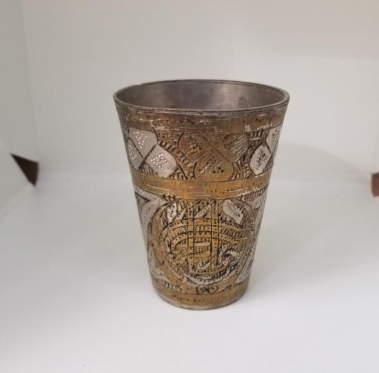 ÜZERİ TUĞRA FİGÜRLÜ OSMANLI DÖNEMİ ESERİ İSTANBUL BARDAK