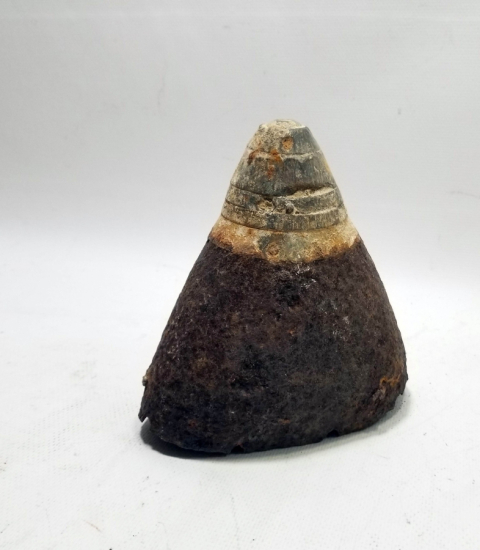 1. DÜNYA SAVAŞI DÖNEMİ NADİR TİPTE OSMANLI TOP MERMİSİ BAŞLIĞI