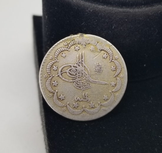 SULTAN ABDÜLHAMİD DÖNEMİ GÜMÜŞ 5 KURUŞ MECİDİYE