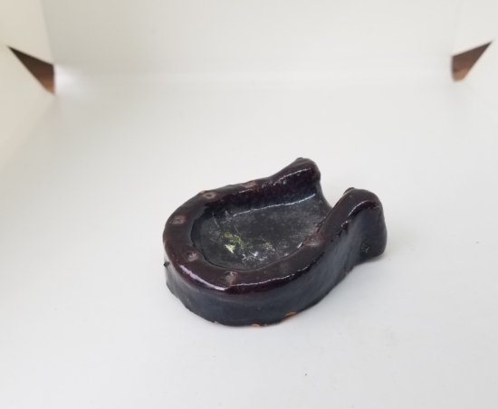 AT NALI FORMUNDA YAPILMIŞ ANTİKA KÜTAHYA KÜLLÜK