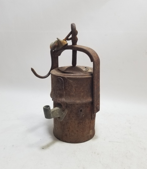 OSMANLI DÖNEMİ MADENCİ KARPİT LAMBASI