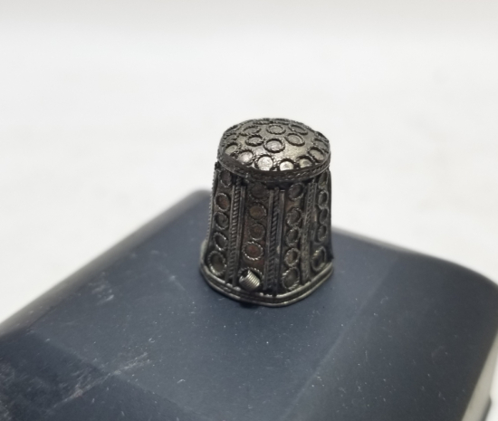 GÜHERZE İŞÇİLİKLİ OSMANLI DÖNEMİ GÜMÜŞ TERZİ YÜKSÜĞÜ