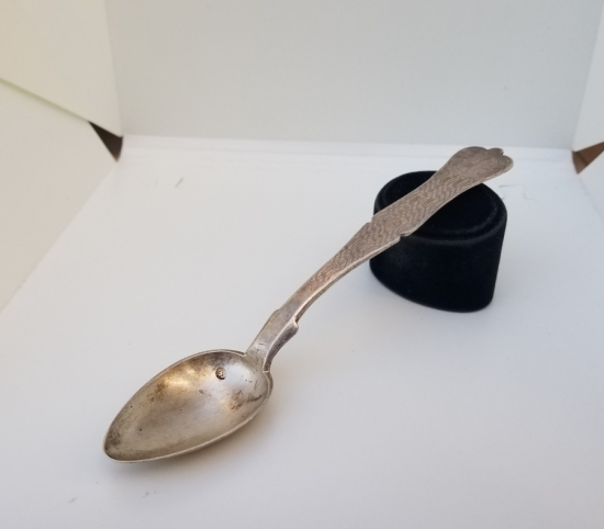 ABDÜLHAMİD HAN DÖNEMİ TUĞRALI GÜMÜŞ KAŞIK