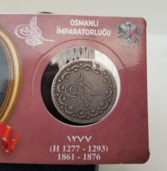 SULTAN ABDÜLAZİZ DÖNEMİ GÜMÜŞ NADİR 5 KURUŞ MECİDİYE