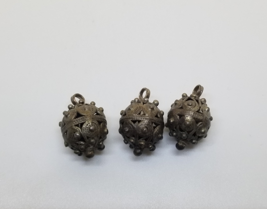 OSMANLI DÖNEMİ TELKARİ İŞÇİLİKLİ ÇOK NADİR KÖSTEK TOPLARI / KOZALARI