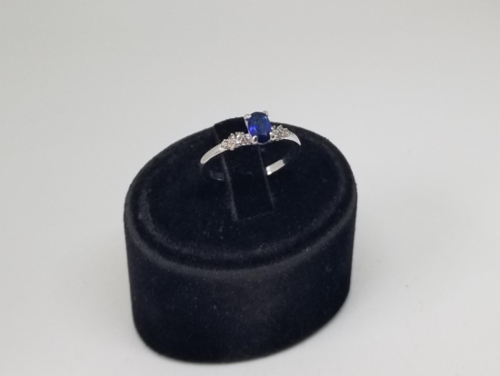 SAFİR VE PIRLANTA TAŞLI YÜZÜK