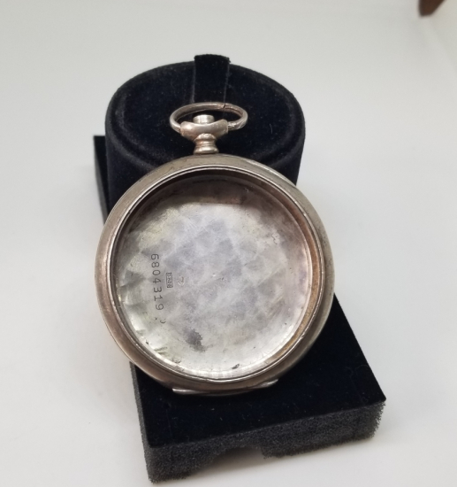 ANTİKA GÜMÜŞ OMEGA CEP SAATİ KASASI