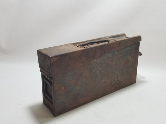 1. DÜNYA SAVAŞI DÖNEMİ OSMANLI MAKİNELİ TÜFEK MERMİ SANDIĞI