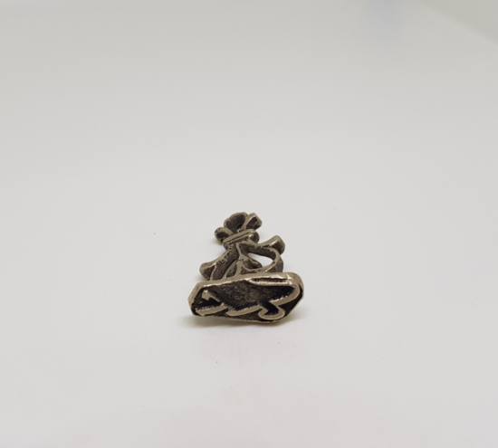 OSMANLI DÖNEMİ NADİR TİPTE EL KAZIMA GÜMÜŞ İMZA MÜHÜR