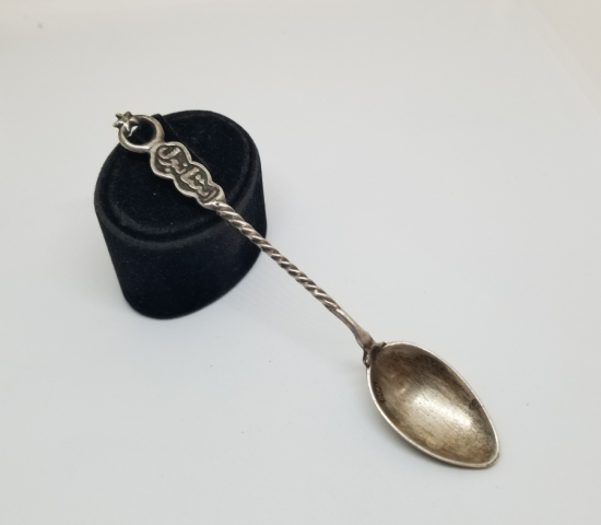 SAPI OSMANLICA YAZILI OSMANLI DÖNEMİ GÜMÜŞ KAŞIK