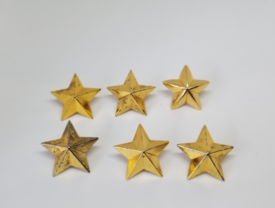 ÜZERLERİ ALTIN VERMEYLİ PAŞA APOLET YILDIZLARI LOTU