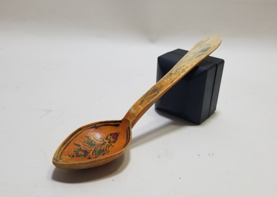 EL BOYAMA ANTİKA TAHTA KAŞIK