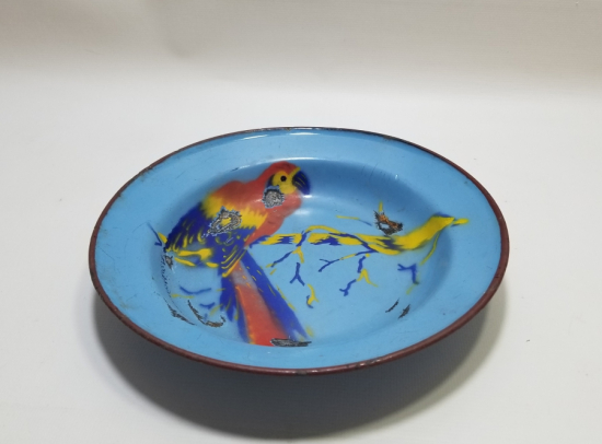 NADİR TİPTE OSMANLI DÖNEMİ EMAYE KASE