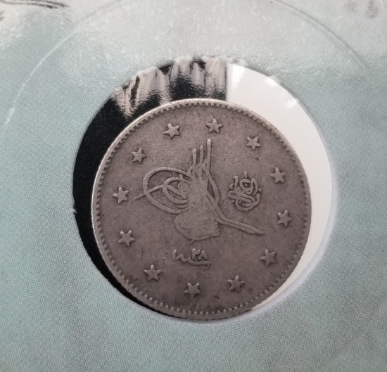 SULTAN ABDÜLHAMİD DÖNEMİ GÜMÜŞ 2 KURUŞ MECİDİYE