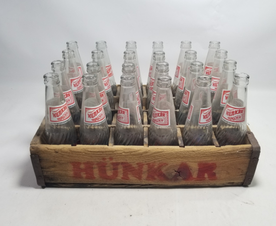 ANTİKA KASASINDA HÜNKAR GAZOZ ŞİŞELERİ LOTU