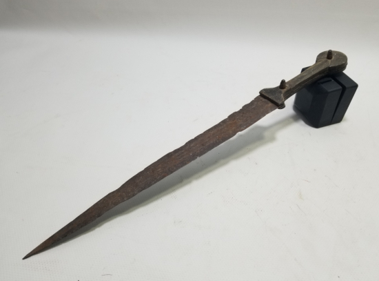 OSMANLI DÖNEMİ BÜYÜK BOY BOYNUZ SAPLI ÇERKES KAMASI