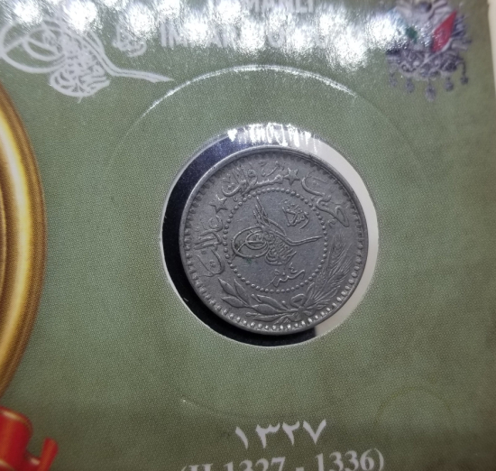 MEHMED REŞAD HAN DÖNEMİ KAPAMASINDA NİKEL 10 PARA