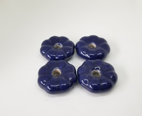 ÜZERİ EL BOYAMA OSMANLI DÖNEMİ PORSELEN ÇEKMECE KULPLARI LOTU